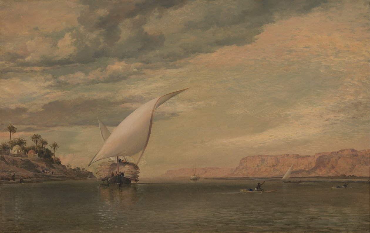 Sur le Nil - Edward William Cooke