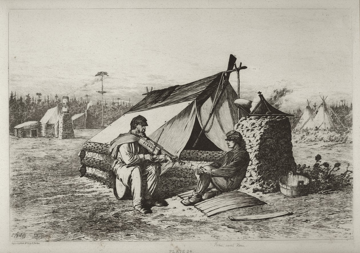 Home, Sweet Home, par Edwin Forbes - Edwin Austin Forbes