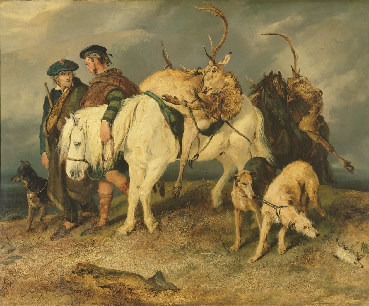 Le Retour des chasseurs de cerfs, 1827 - Edwin Landseer