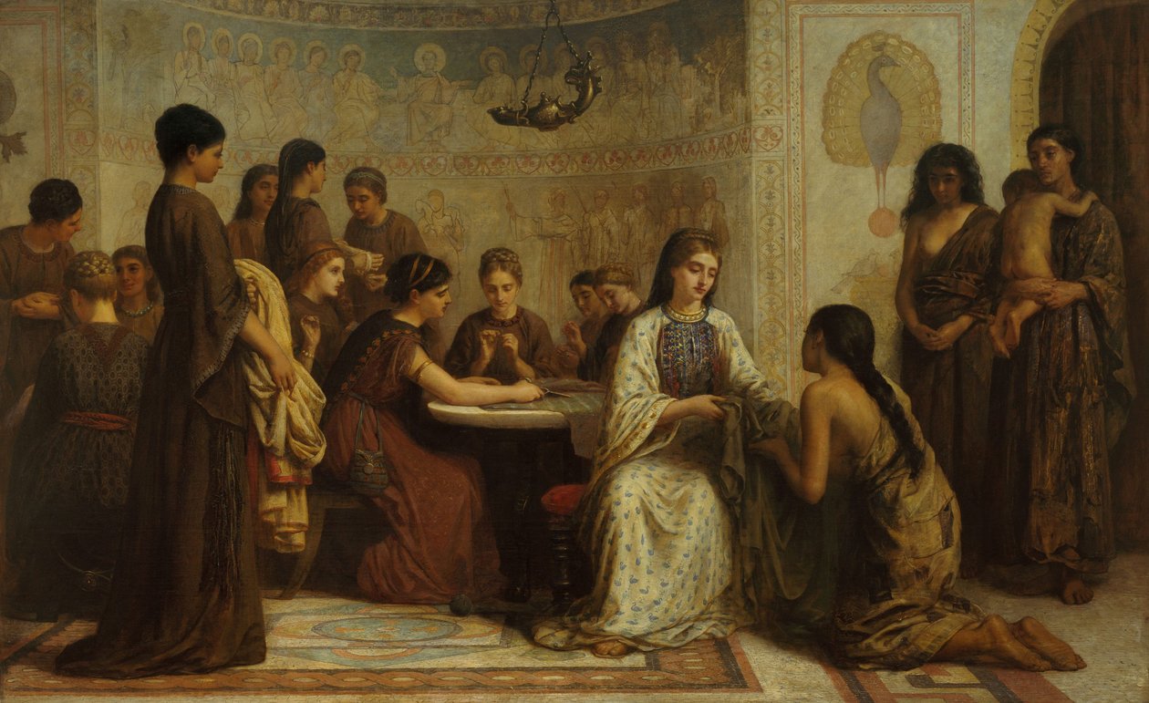 Réunion de Dorcas au VIe siècle - Edwin Longsden Long