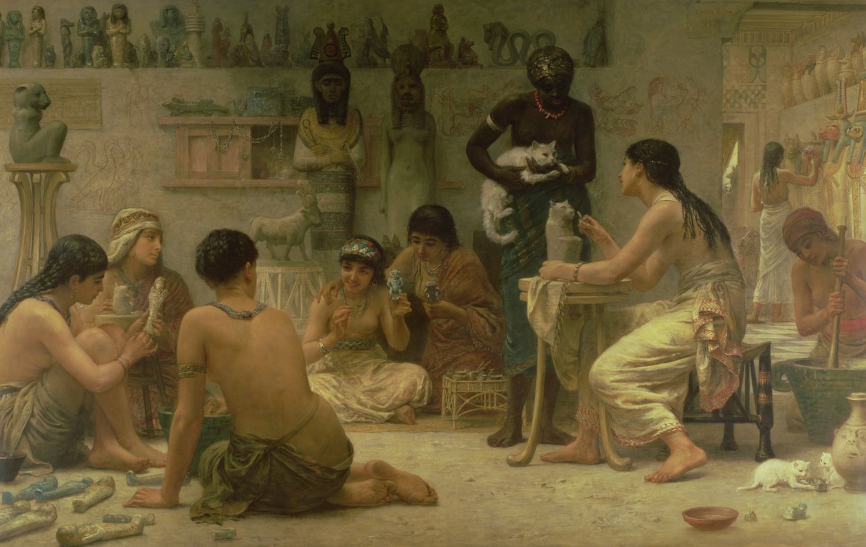 Les Dieux et leurs Créateurs, 1878 - Edwin Longsden Long