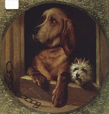 Un Chenil Partagé - Edwin (after) Landseer