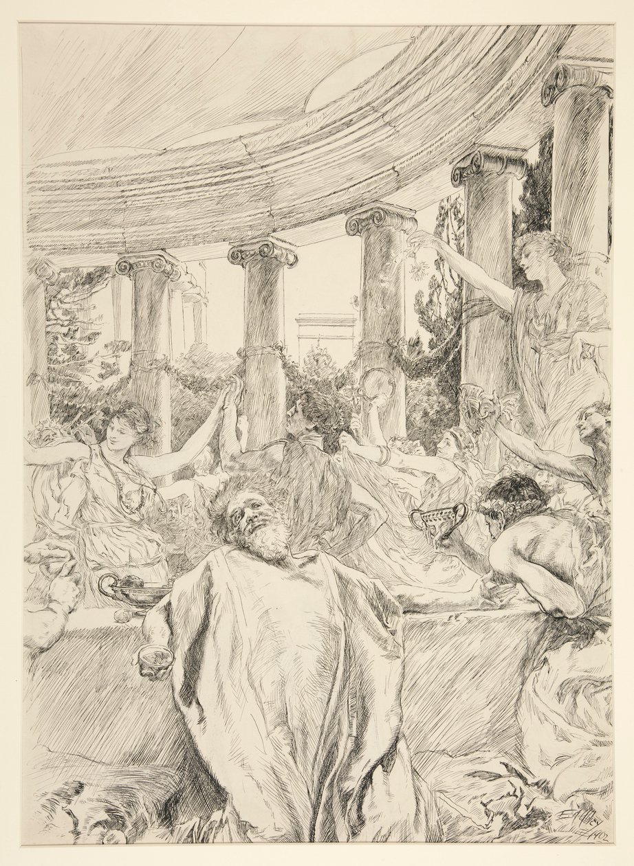 Apemantus - Edwin Austin Abbey