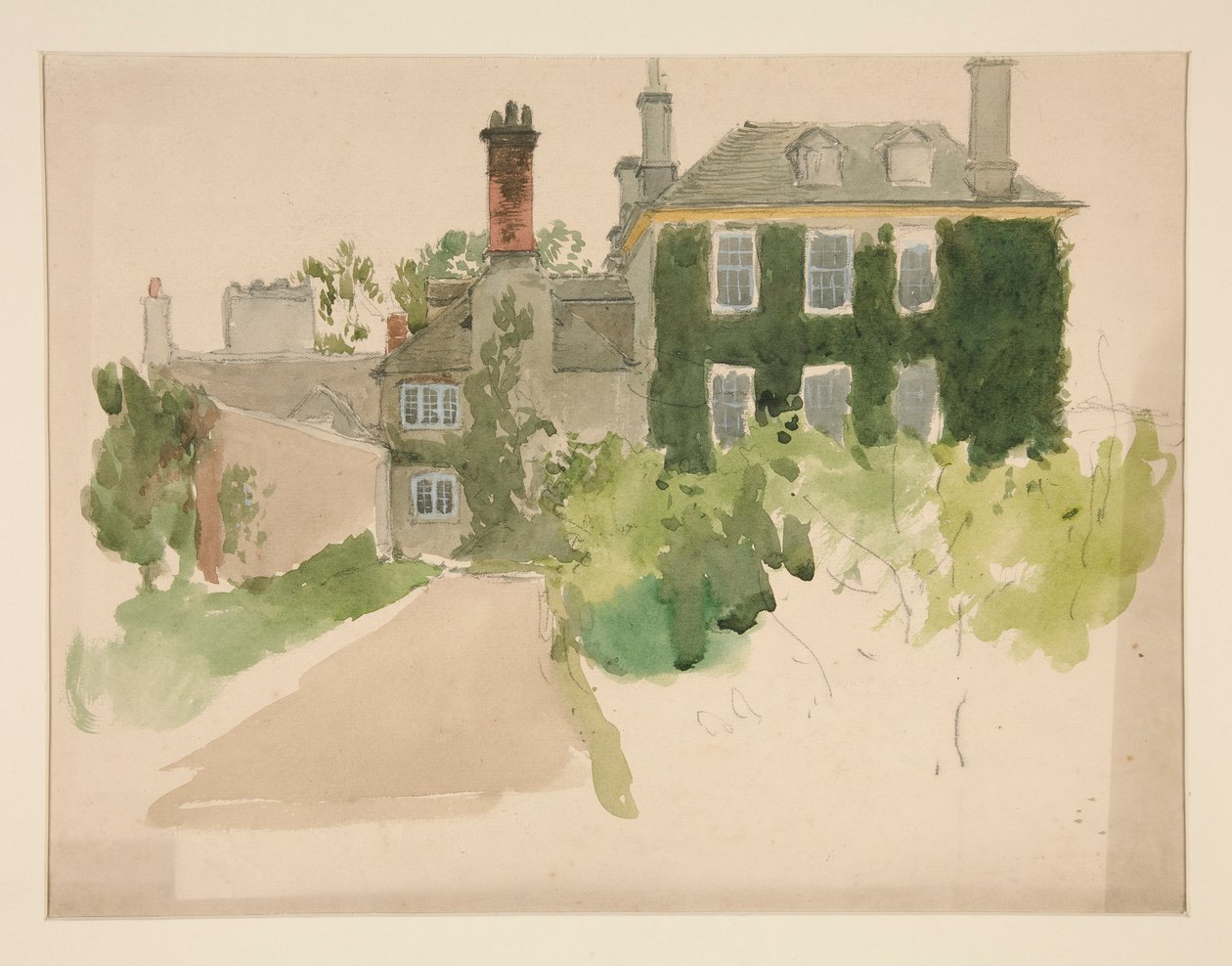 Étude architecturale - Edwin Austin Abbey
