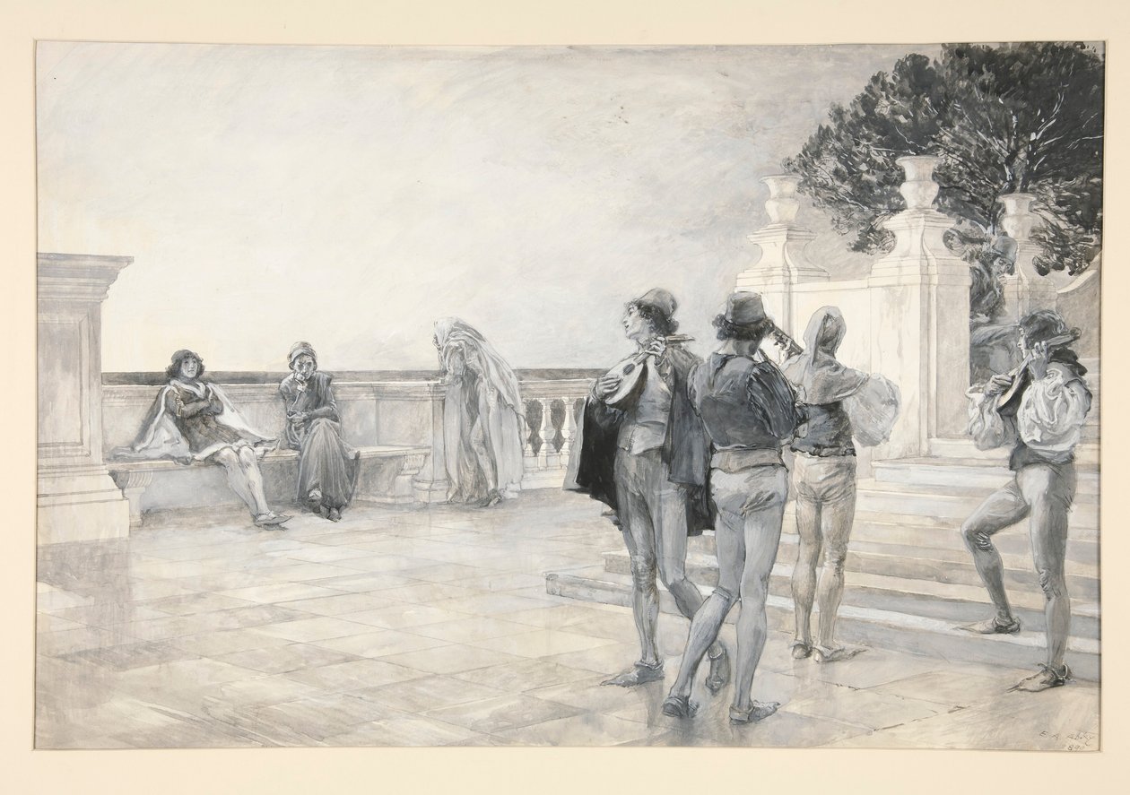 Balthazar chante - Edwin Austin Abbey