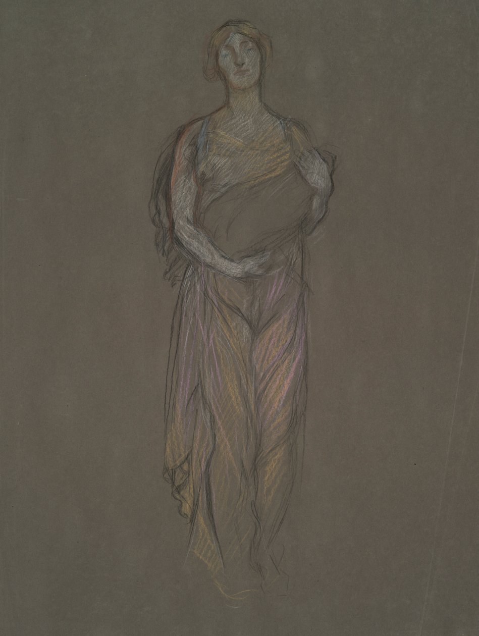 Étude précoce pour - Edwin Austin Abbey