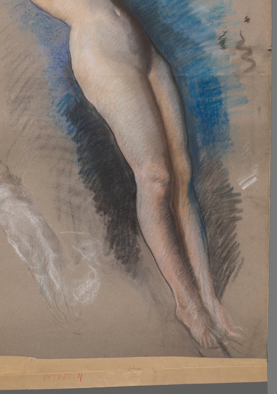 Étude de figure pour - Edwin Austin Abbey