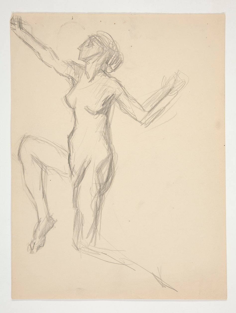 Étude de figure pour - Edwin Austin Abbey