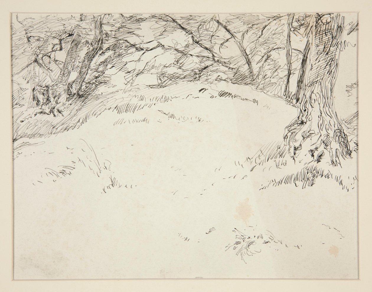 Scène de forêt - Edwin Austin Abbey