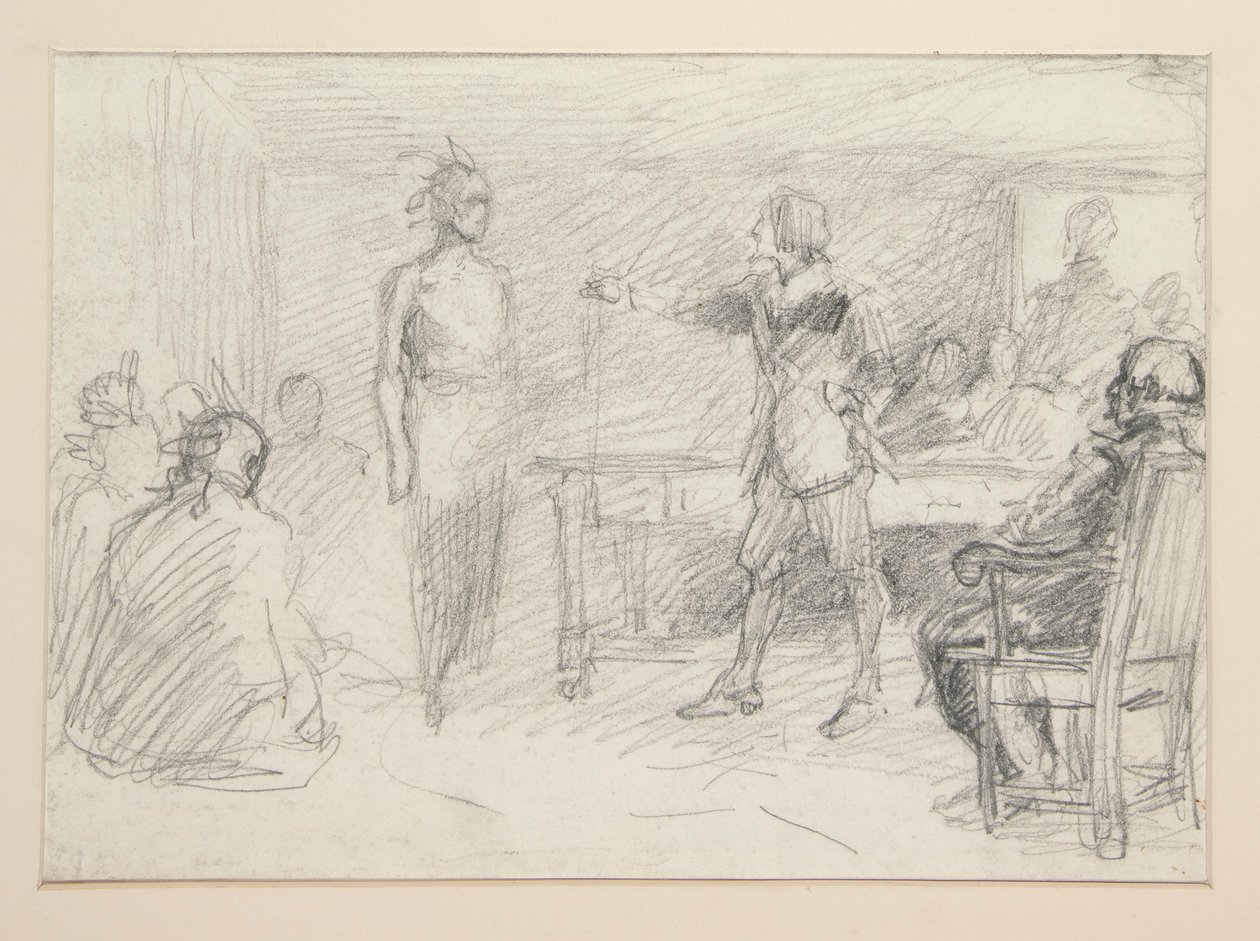 Étude pour - Edwin Austin Abbey