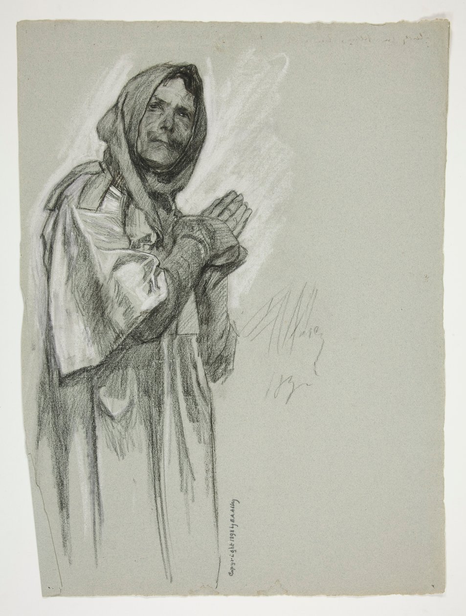 Étude pour - Edwin Austin Abbey