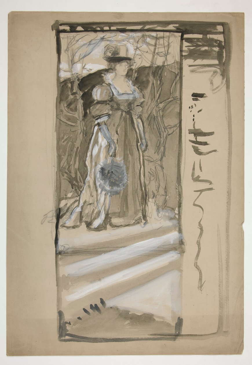 Étude pour - Edwin Austin Abbey
