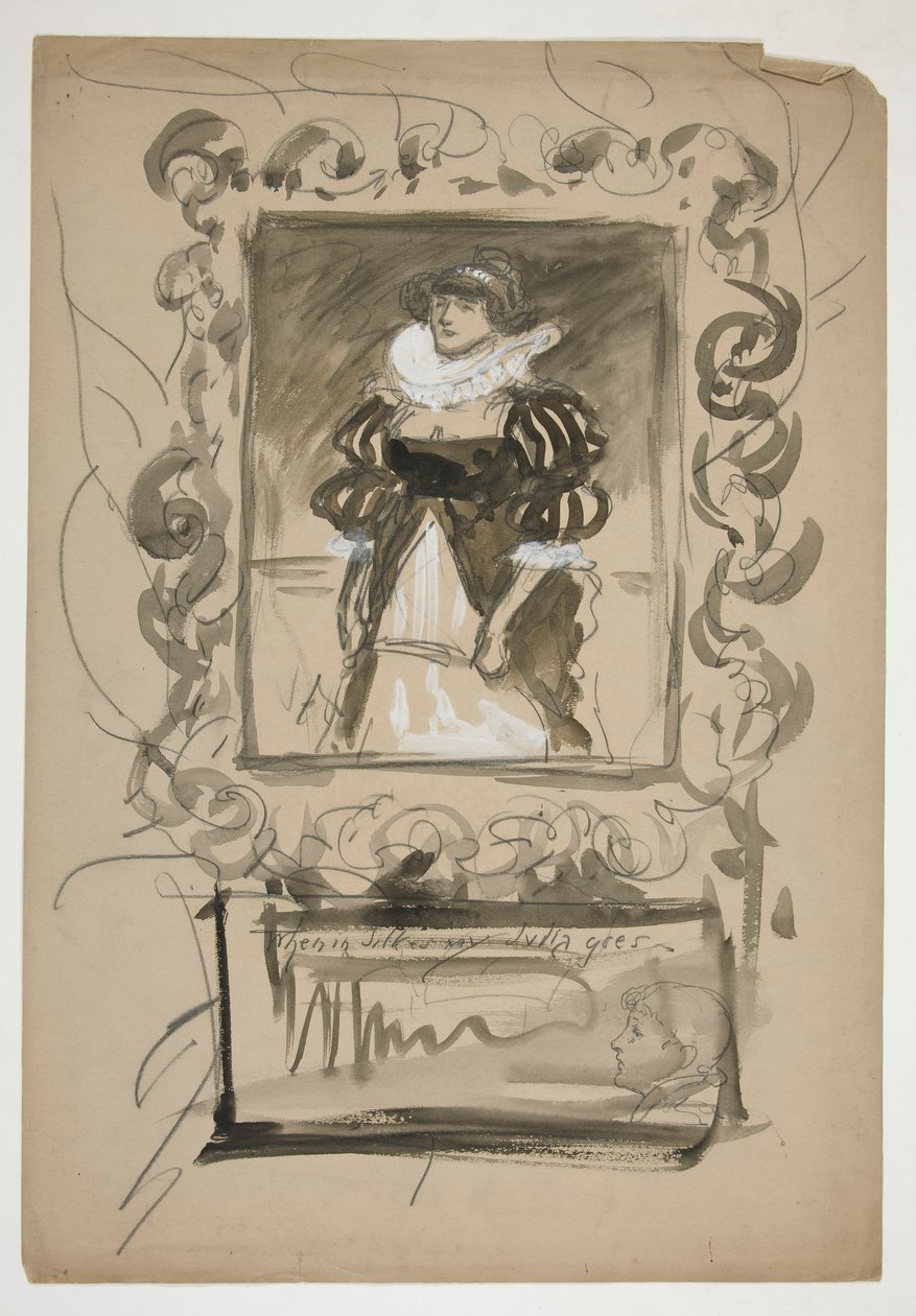 Étude - Edwin Austin Abbey
