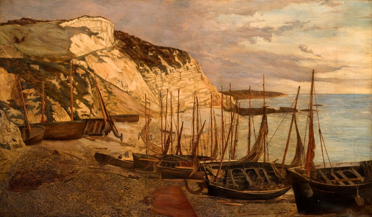 Beer Head, South Devon, c.1879 - Edwin Edwards