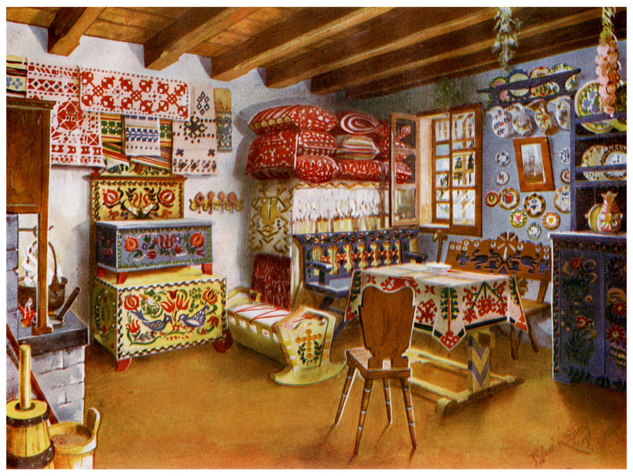 Mobilier paysan austro-hongrois, 1911-1912 - Edwin Foley
