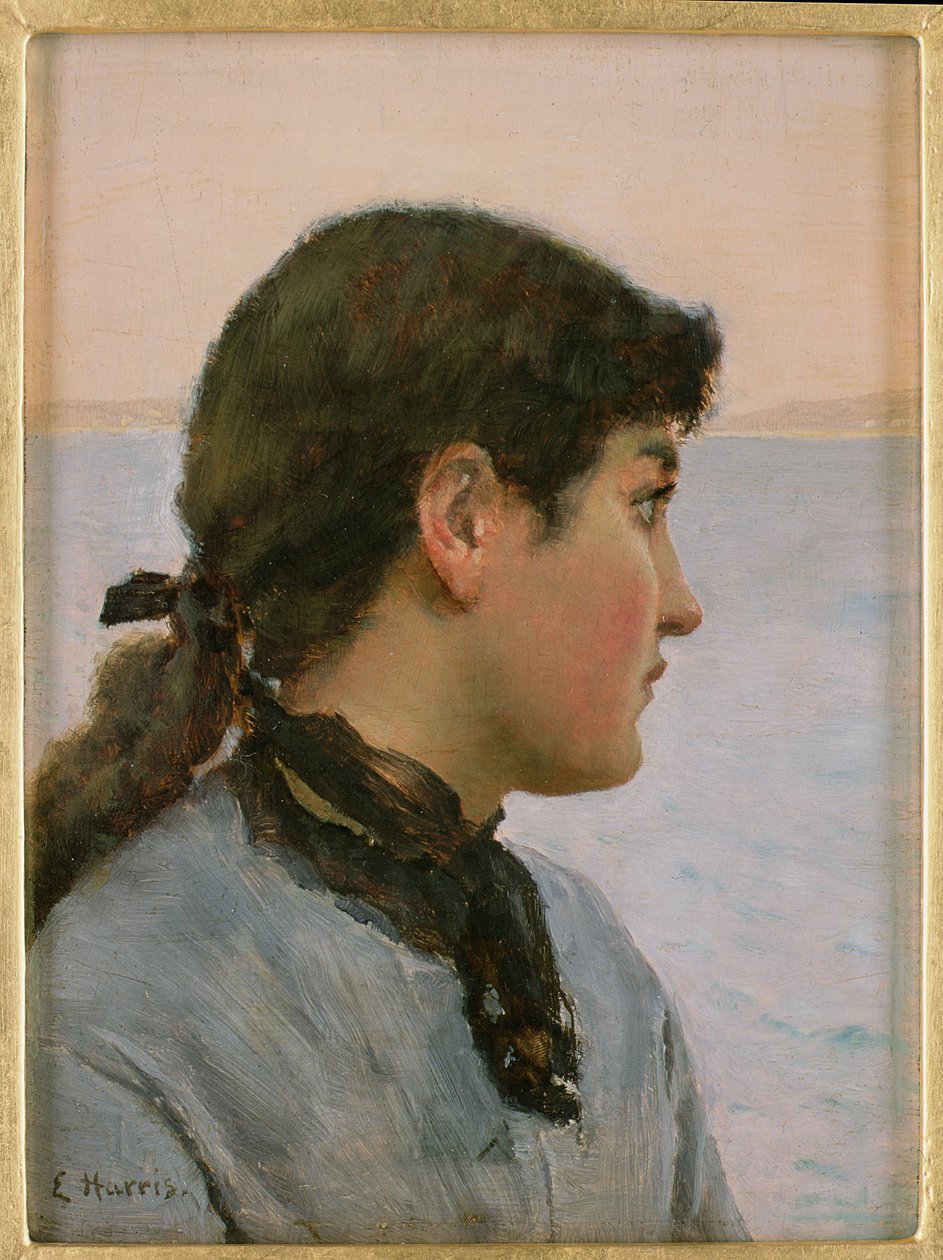 Une pêcheuse, Newlyn - Edwin Harris