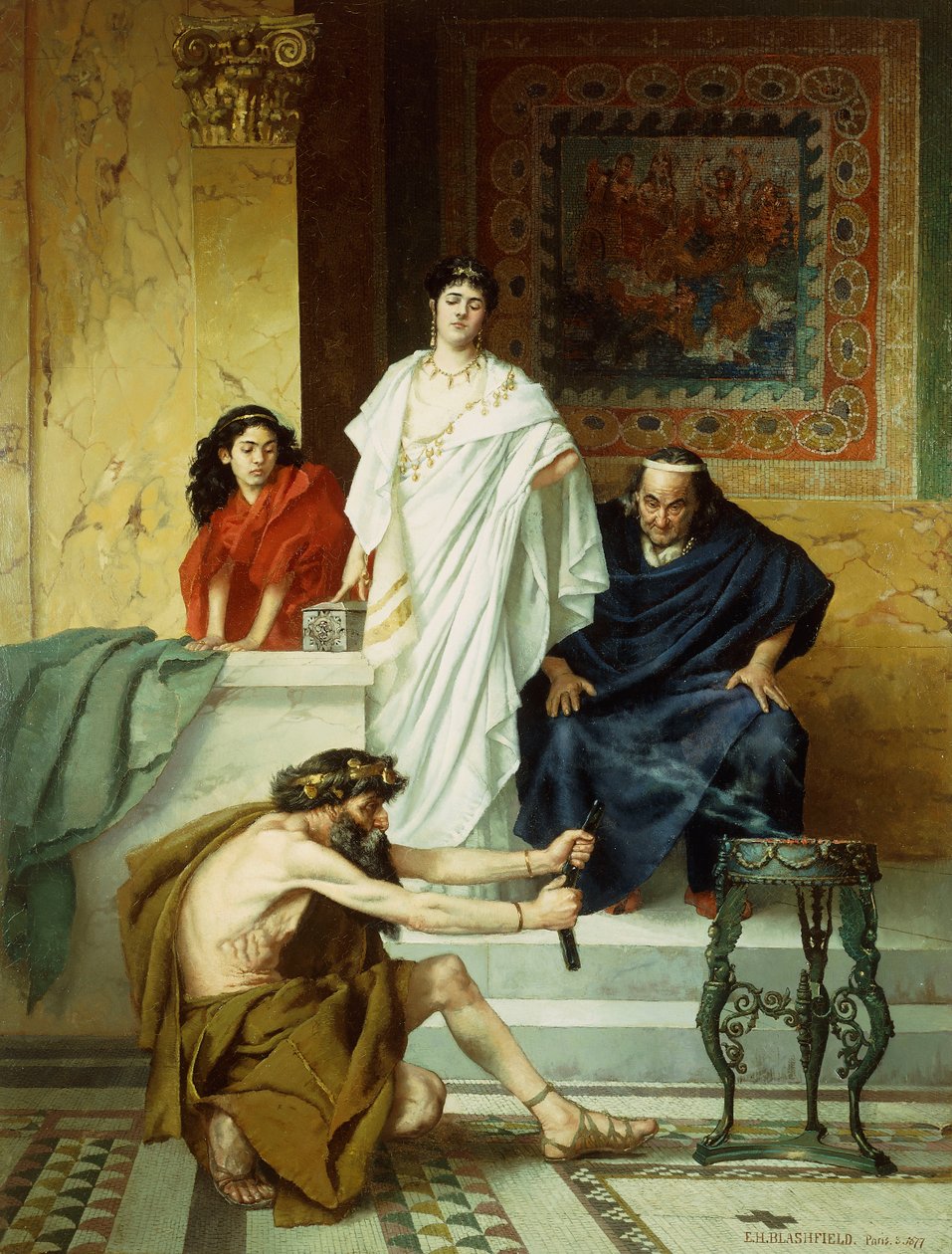 Préparation pour un sacrifice - Edwin Howland Blashfield