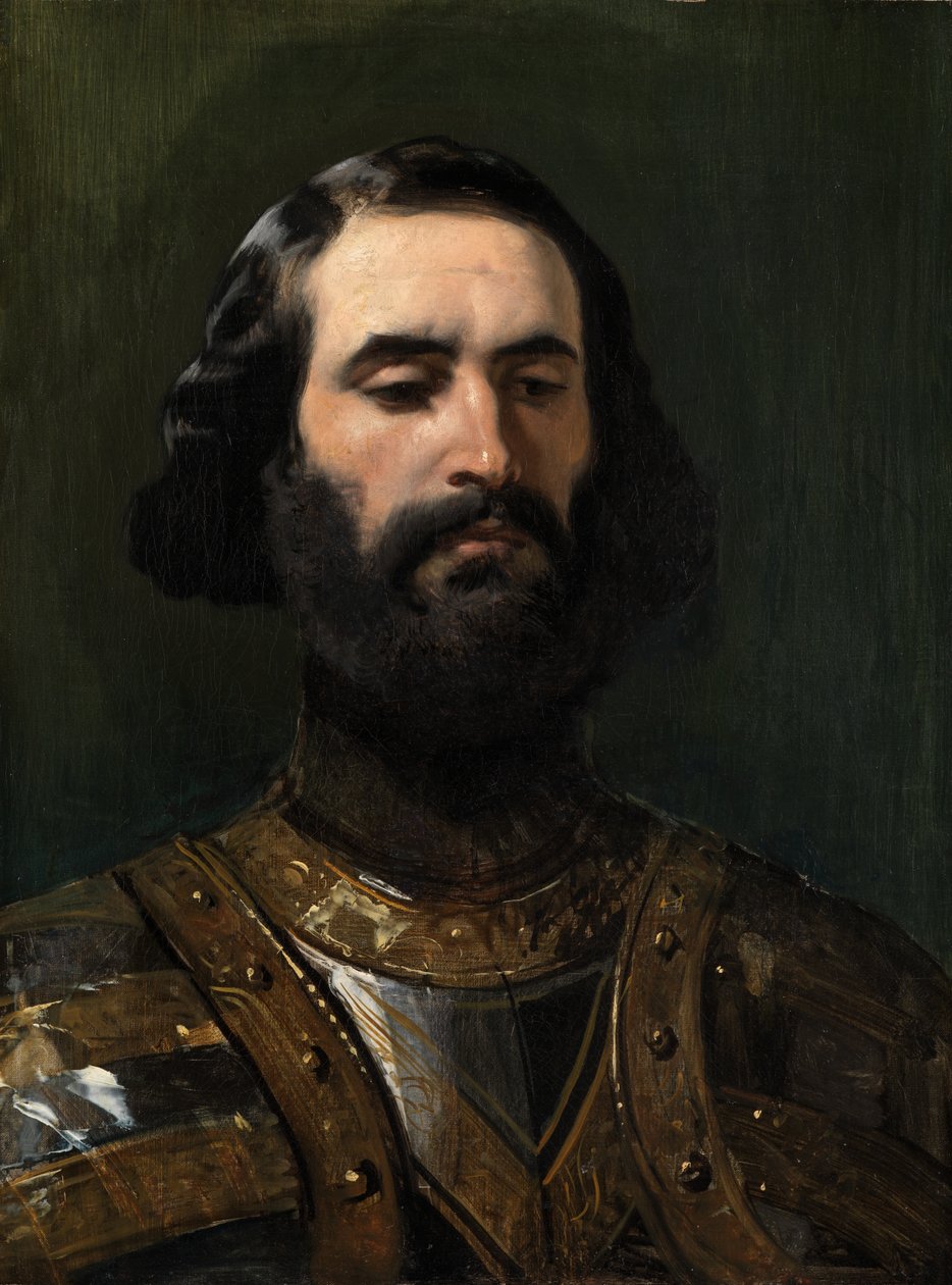Un chevalier : une étude - Edwin Landseer