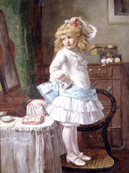 La nouvelle robe de fête - Edwin Thomas Roberts