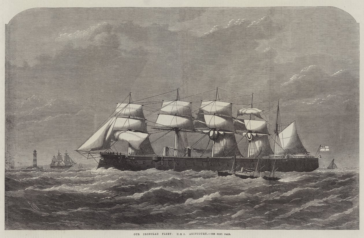 Notre Flotte Blindée, HMS Agincourt - Edwin Weedon