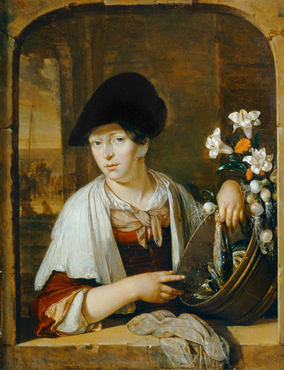 La Marchande de poissons … - Eglon Hendrick van der Neer