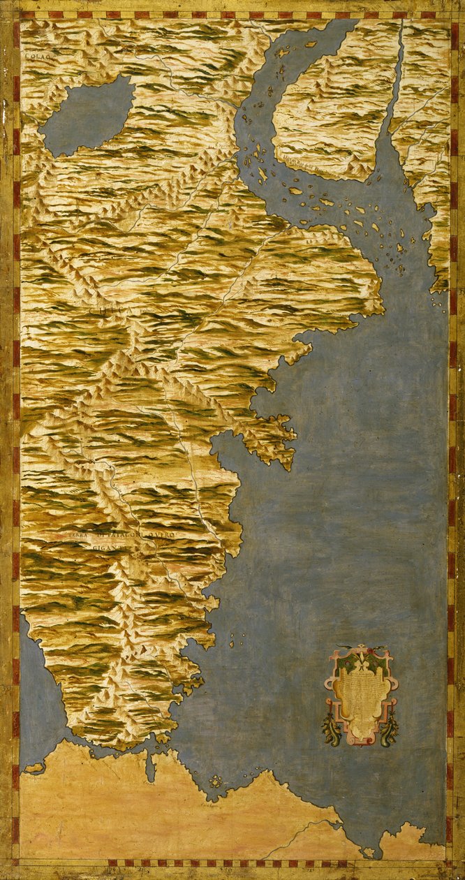 Chili et Argentine avec le détroit de Magellan - Ignazio Danti