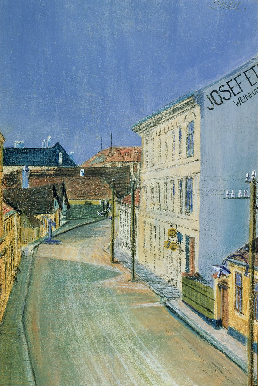 Albrechtstrasse à Klosterneuburg - Egon Schiele