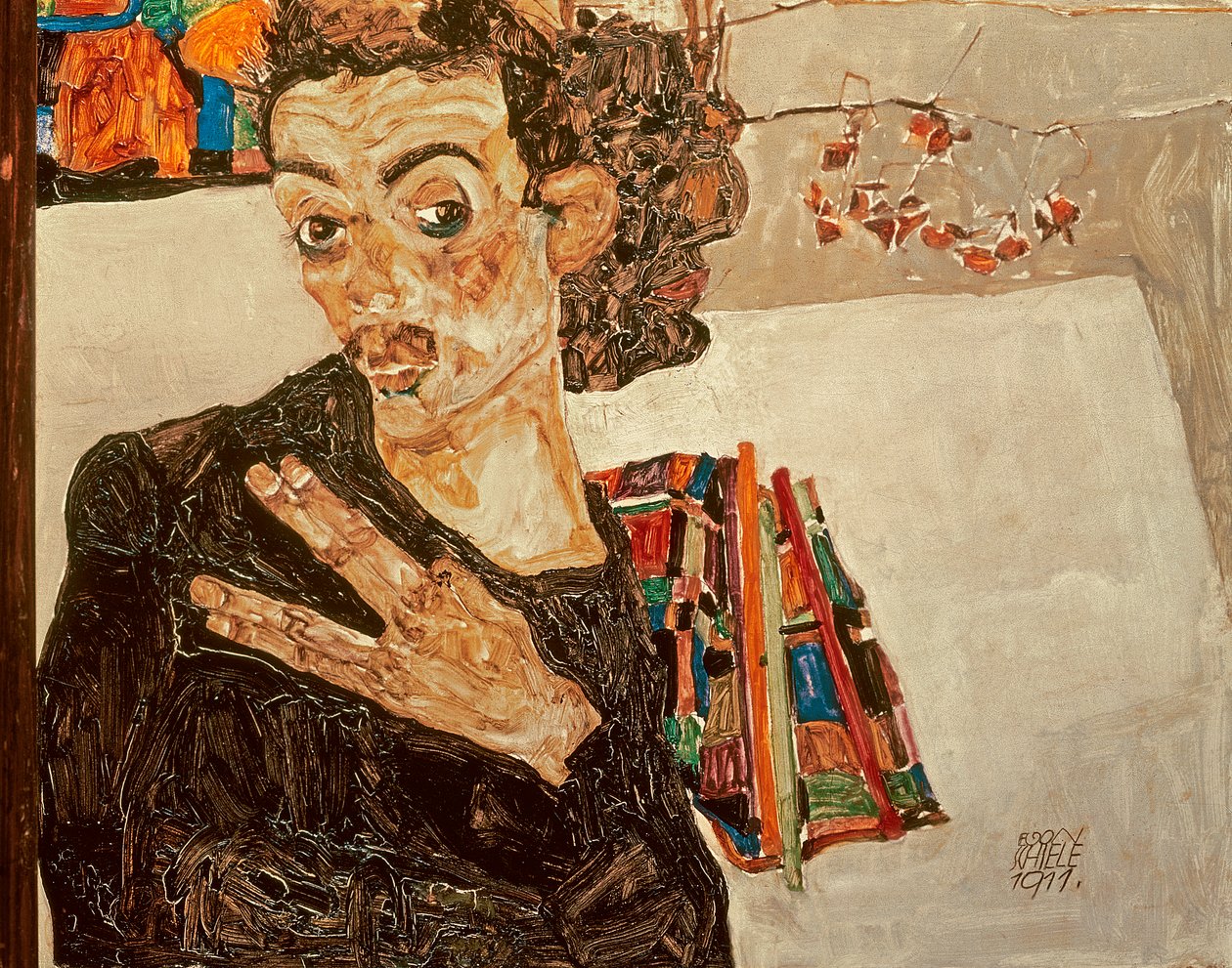 Autoportrait, 1911 - Egon Schiele