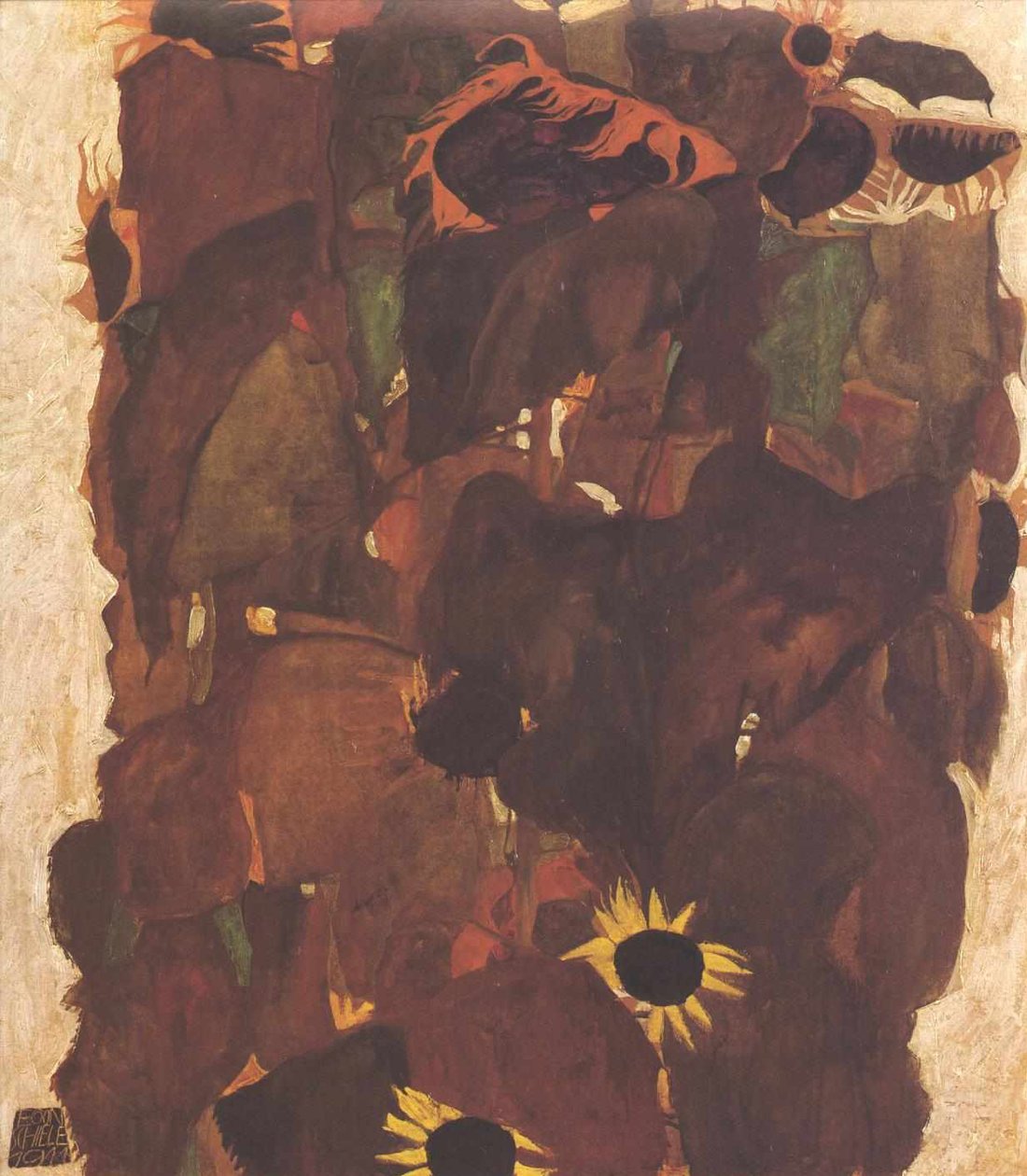 Tournesols - Egon Schiele