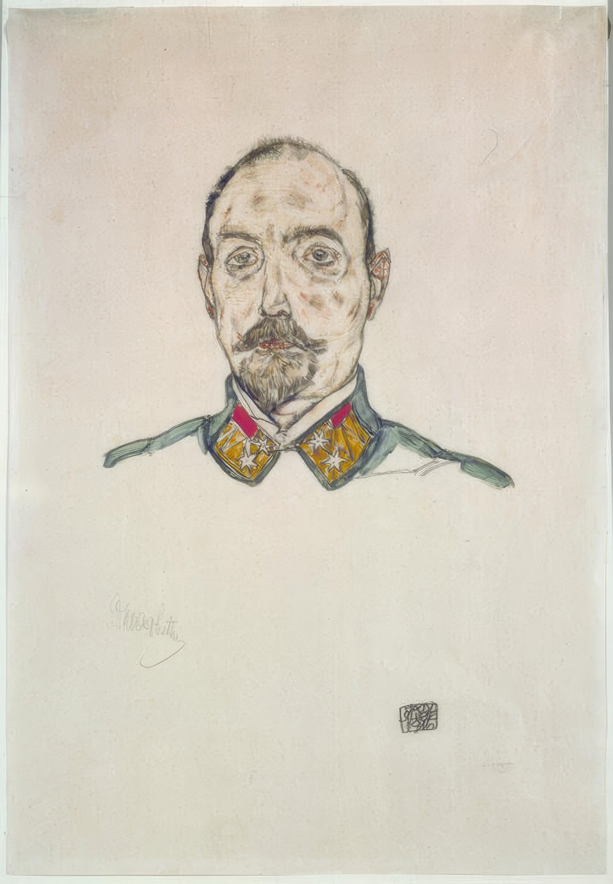 Officier autrichien - Egon Schiele