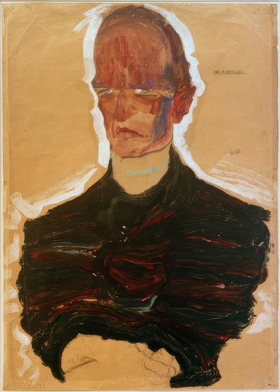 Portrait du Dr. Oskar Reichel - Egon Schiele