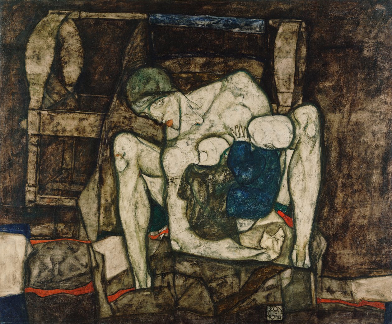 Mère aveugle, 1914 - Egon Schiele