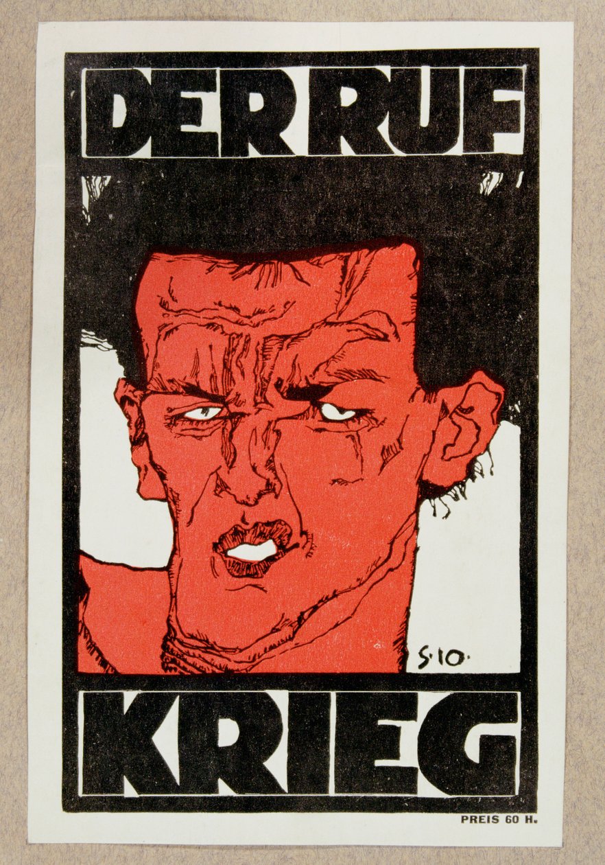 Couverture (utilisant un autoportrait de ... - Egon Schiele