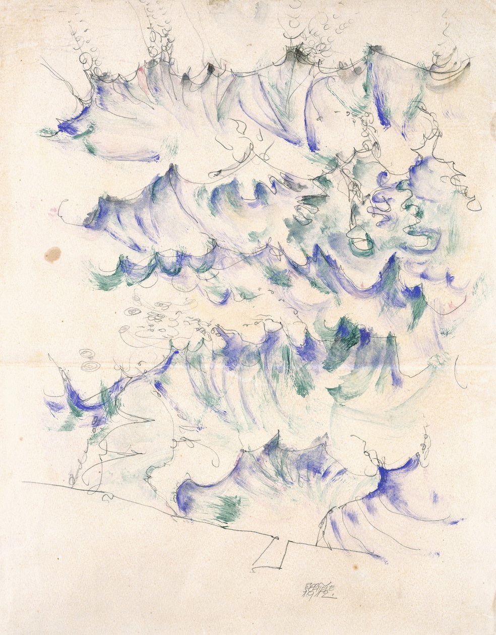 Vagues, 1912 - Egon Schiele