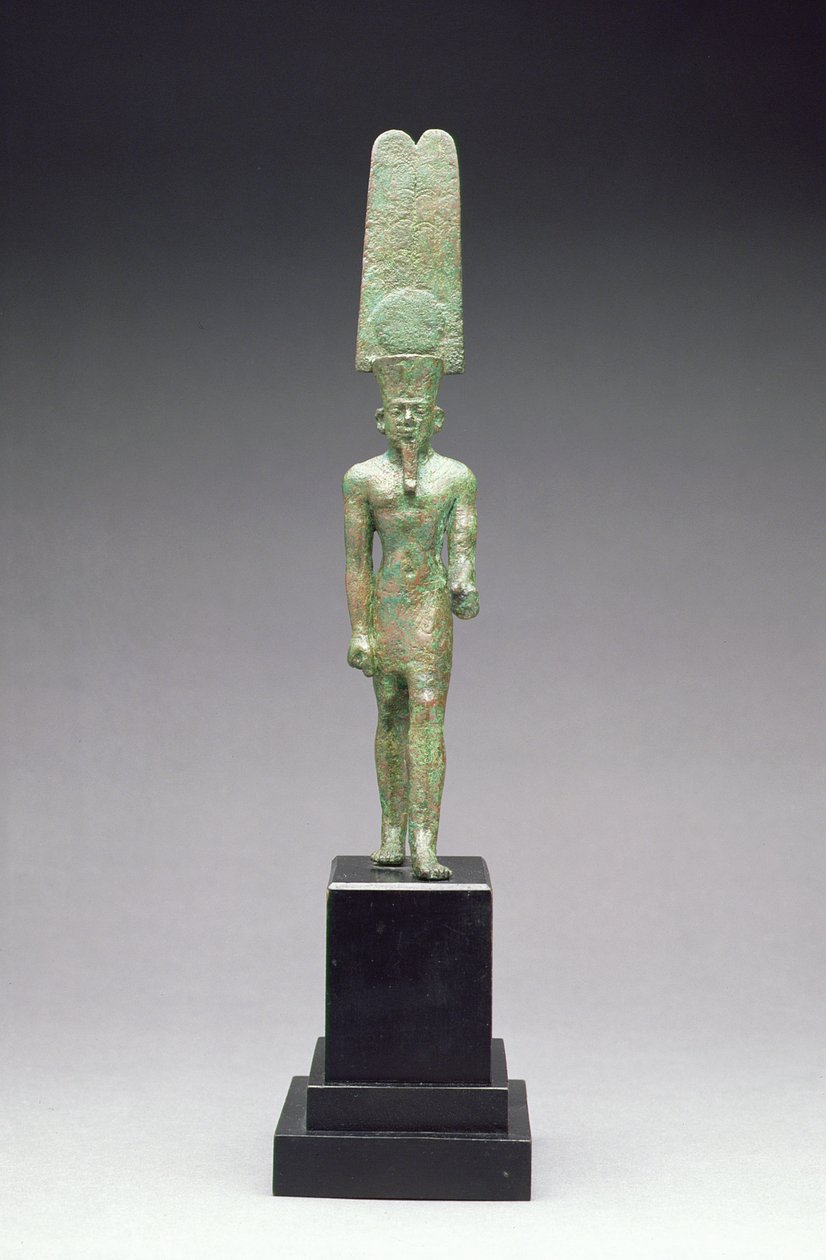 Figure du dieu Amon-Rê, probablement Période Tardive (716-332 av. J.-C.) - Egyptian