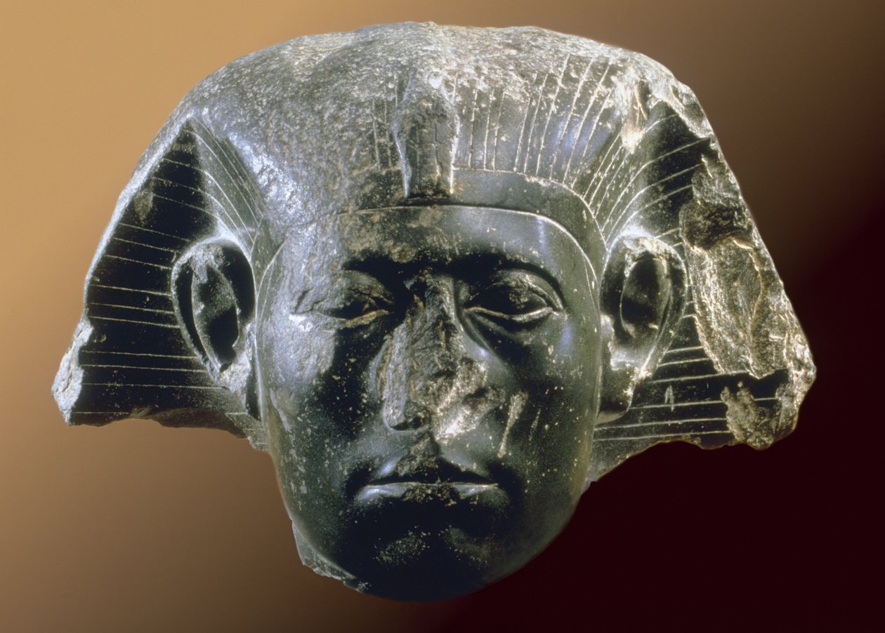 Tête de portrait de Sésostris III d