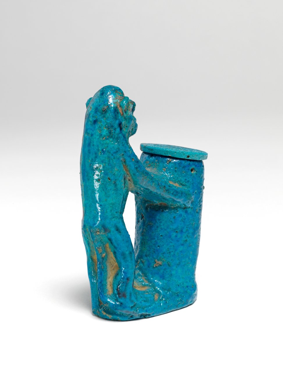 Pot à khôl en forme de singe - Egyptian 18th Dynasty