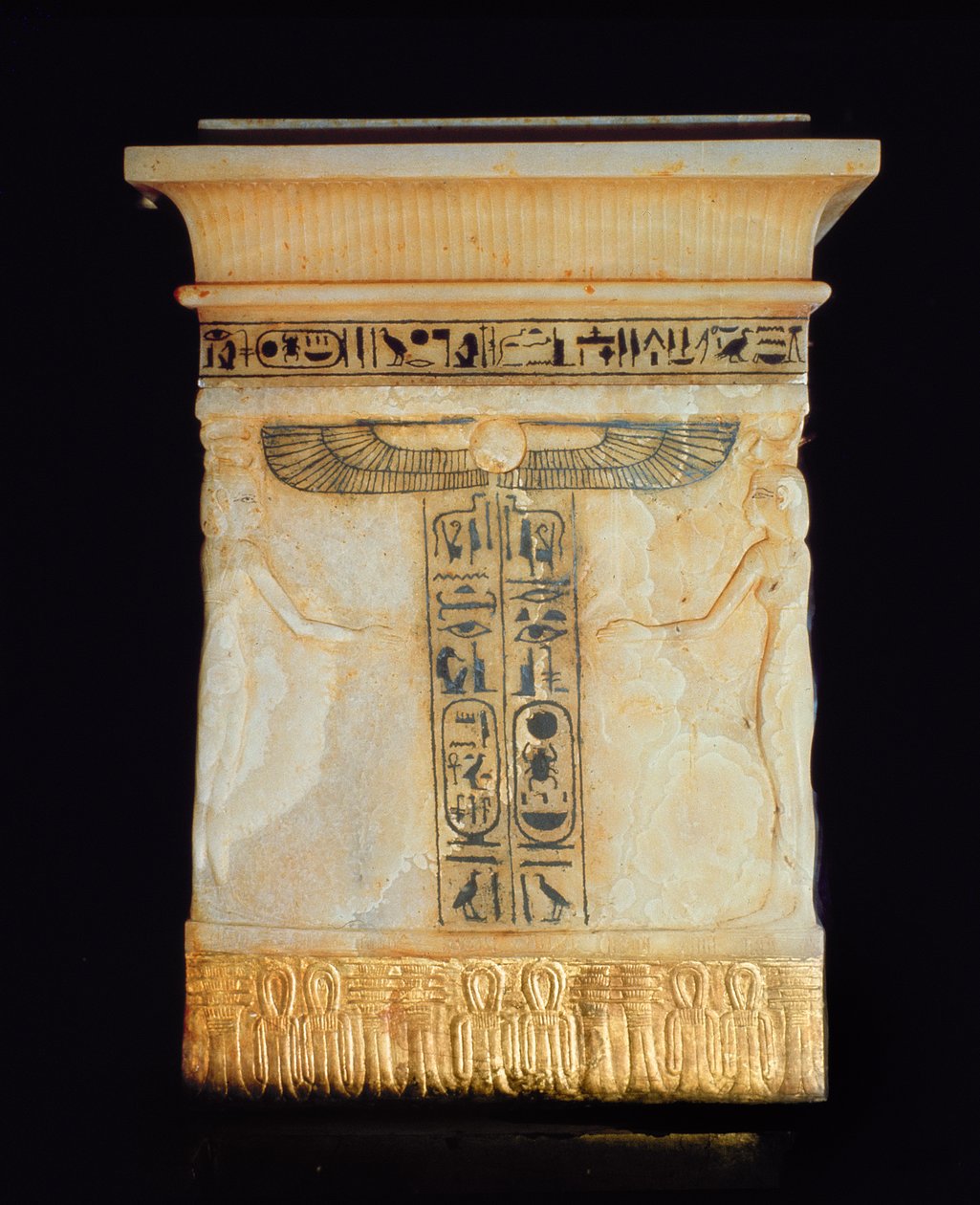Coffre canope, de la tombe de Toutankhamon (c.1370-1352 av. J.-C.) Nouvel Empire - Egyptian 18th Dynasty