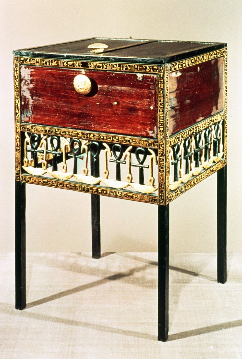 Cabinet orné du trésor de Toutankhamon - Egyptian 18th Dynasty
