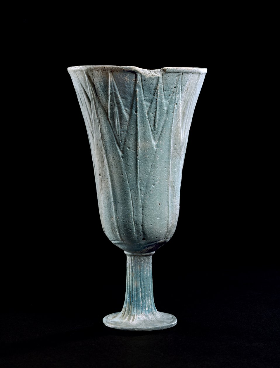 Calice en faïence en forme de fleur de lotus - Egyptian 22nd Dynasty