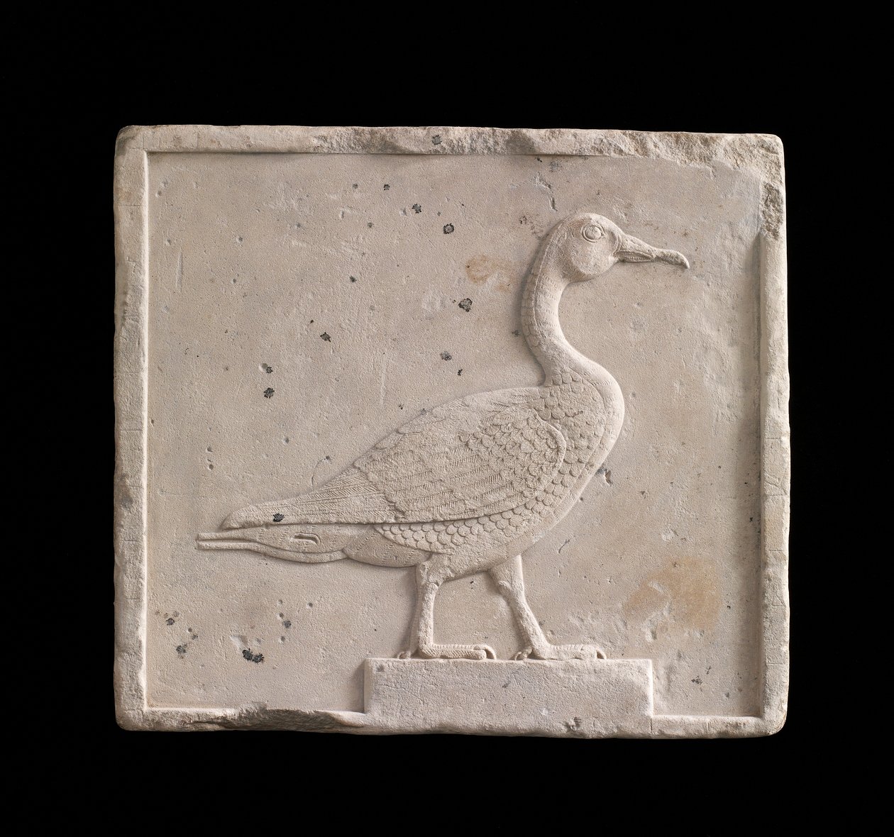 Plaque représentant une oie, XXVIe dynastie ou période saïte, 664-525 av. J.-C. ou plus tard - Egyptian 26th Dynasty