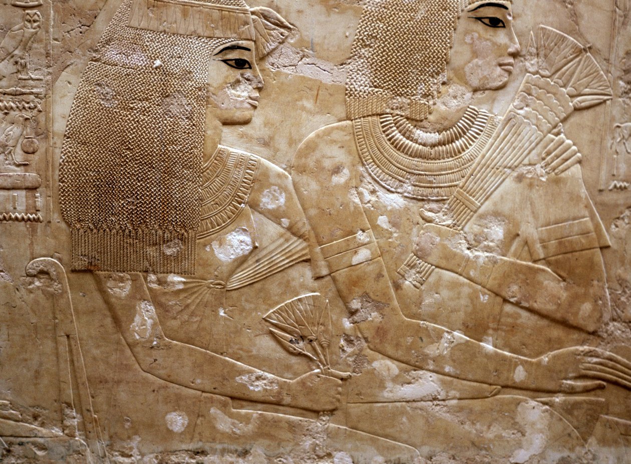 Ramose et sa femme (relief) - Egyptian 18th Dynasty
