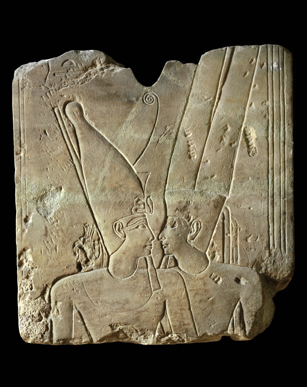 Le pharaon Ramsès II et le dieu Amon ... - Egyptian 19th Dynasty