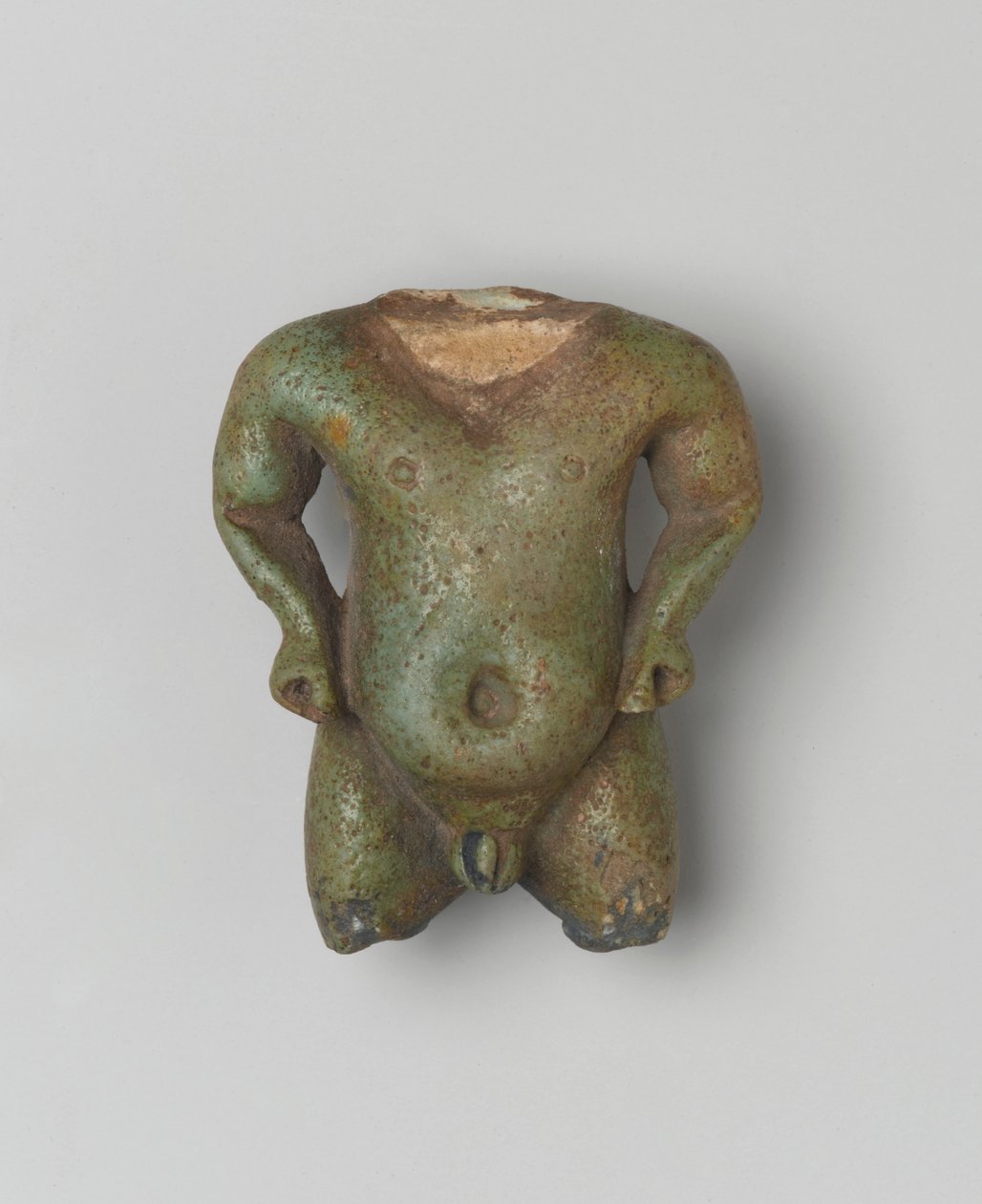 Amulette fragmentaire de Pataikos, 1539-30 av. J.-C. - Egyptian School