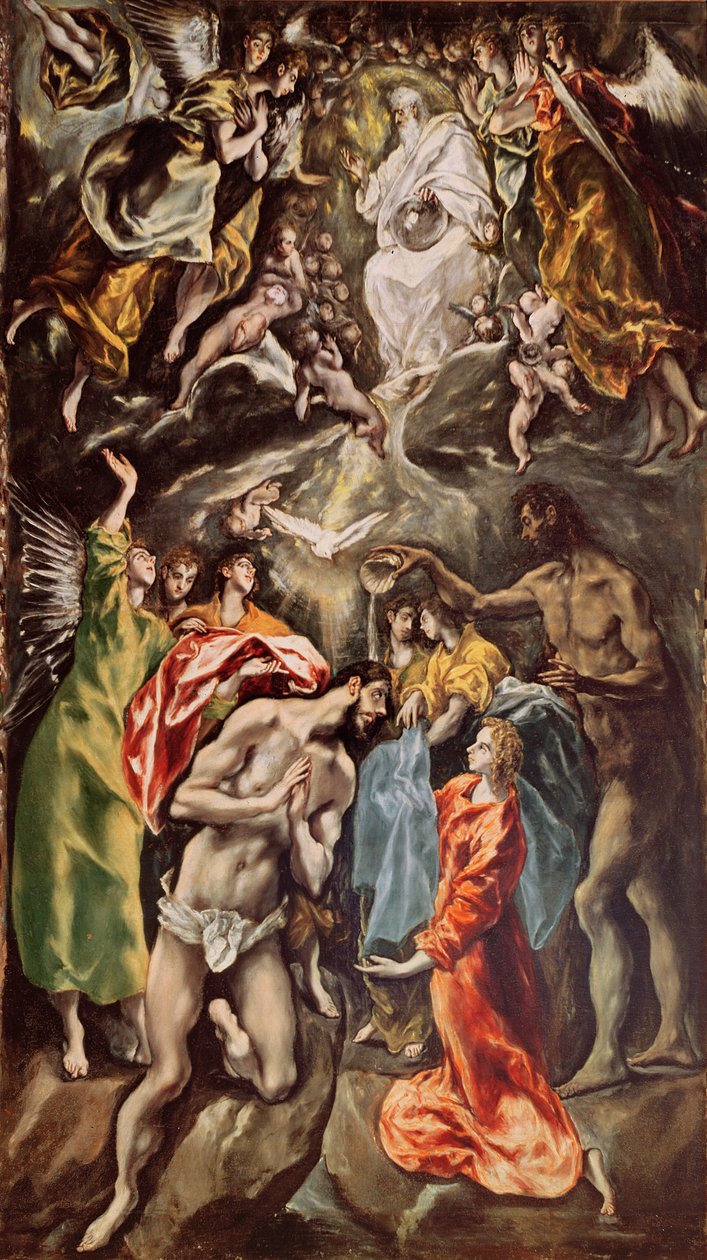 Le Baptême du Christ, 1608-14 - El Greco