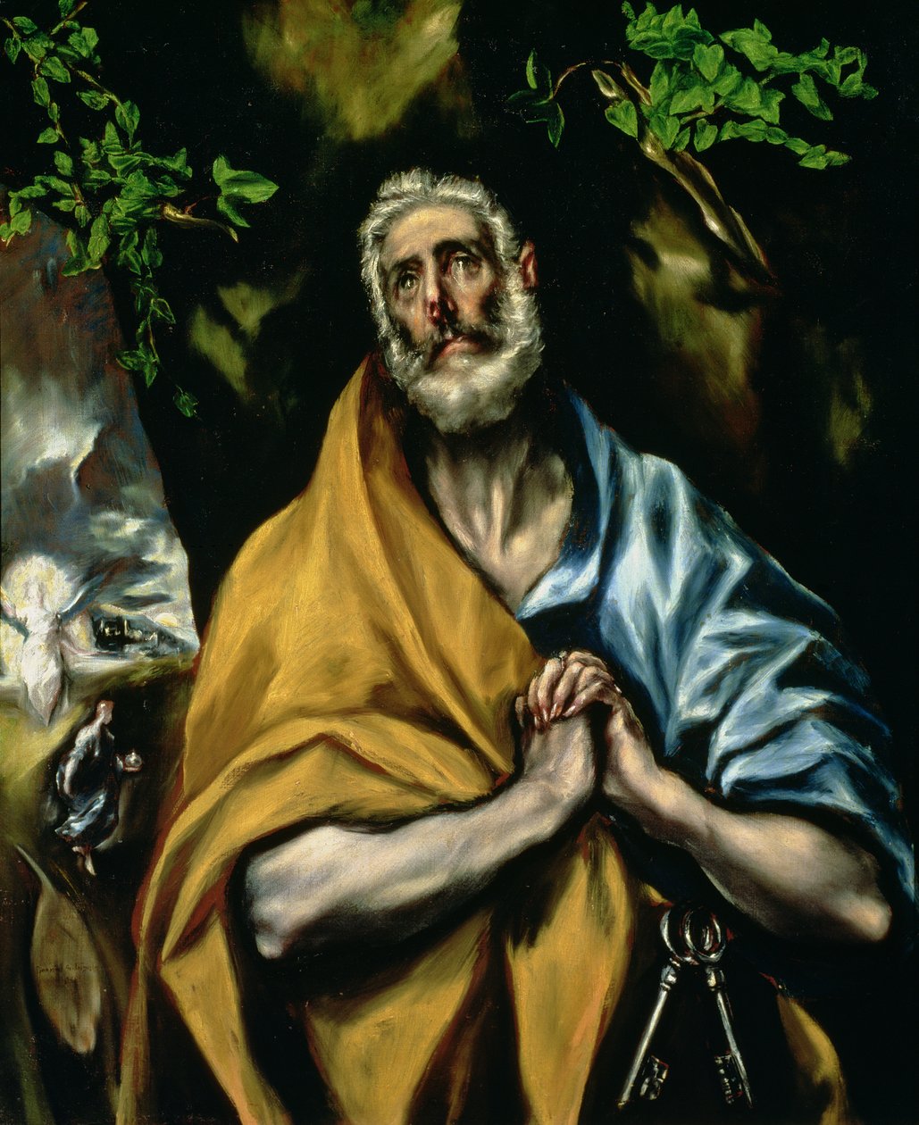 Les larmes de Saint Pierre, vers 1605 - El Greco