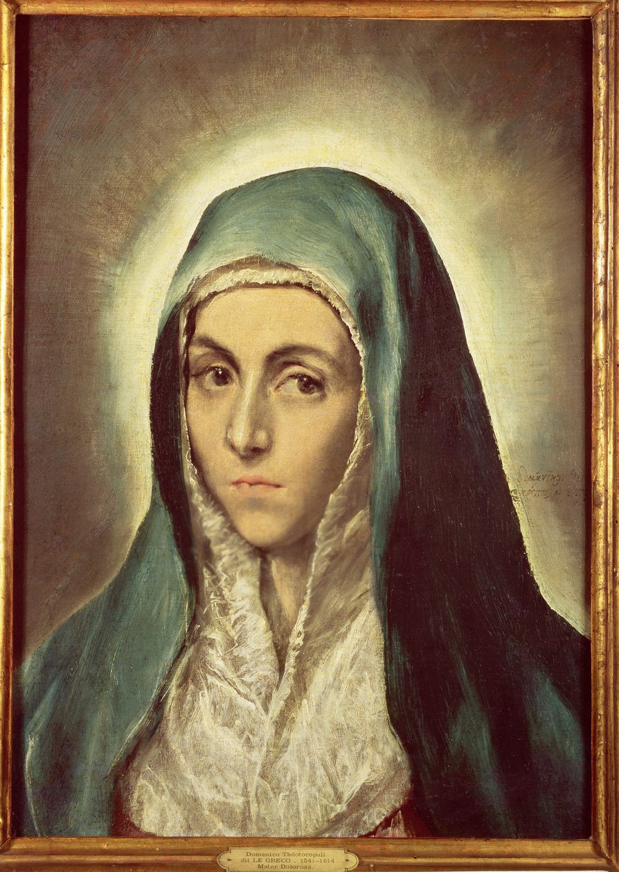 La Vierge en deuil - El Greco