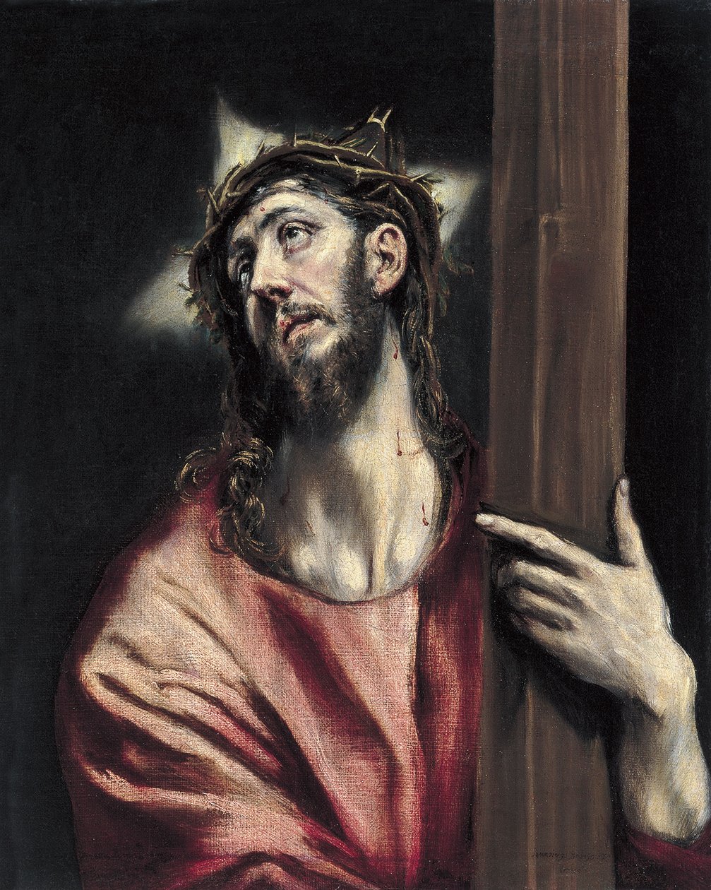 Le Christ tenant la croix - El Greco