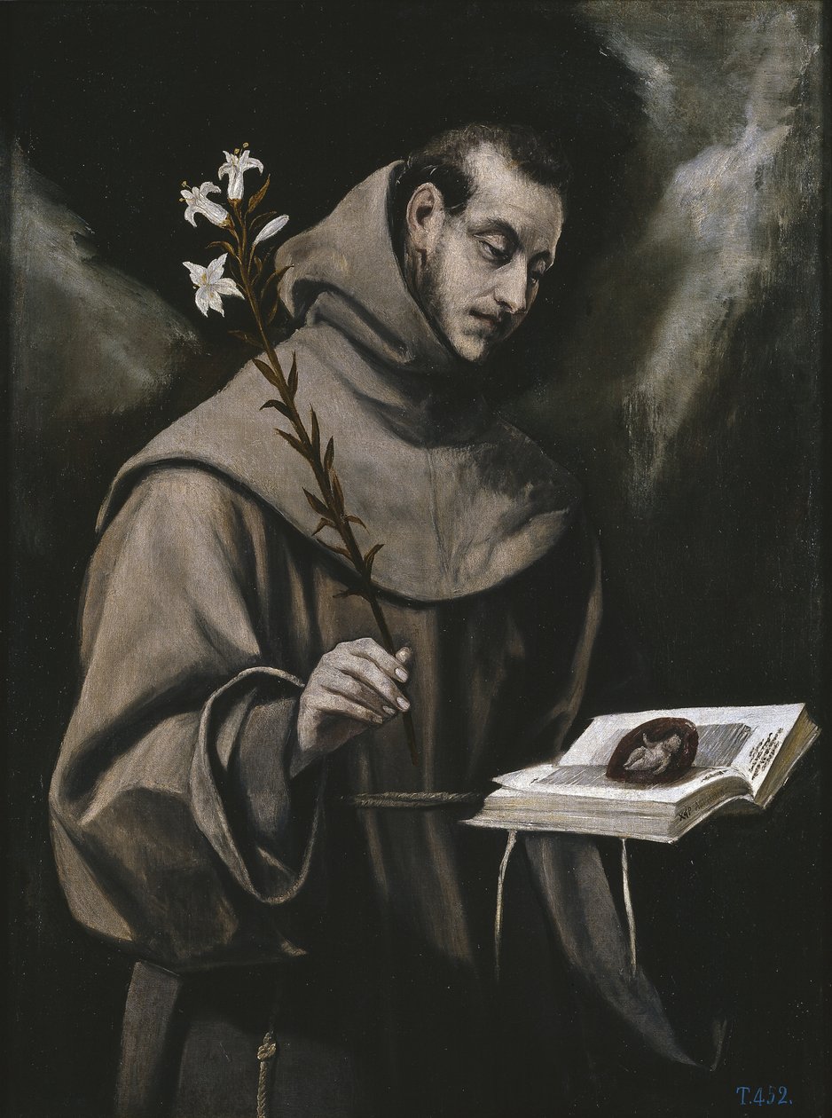 Saint Antoine de Padoue, vers 1580 - El Greco