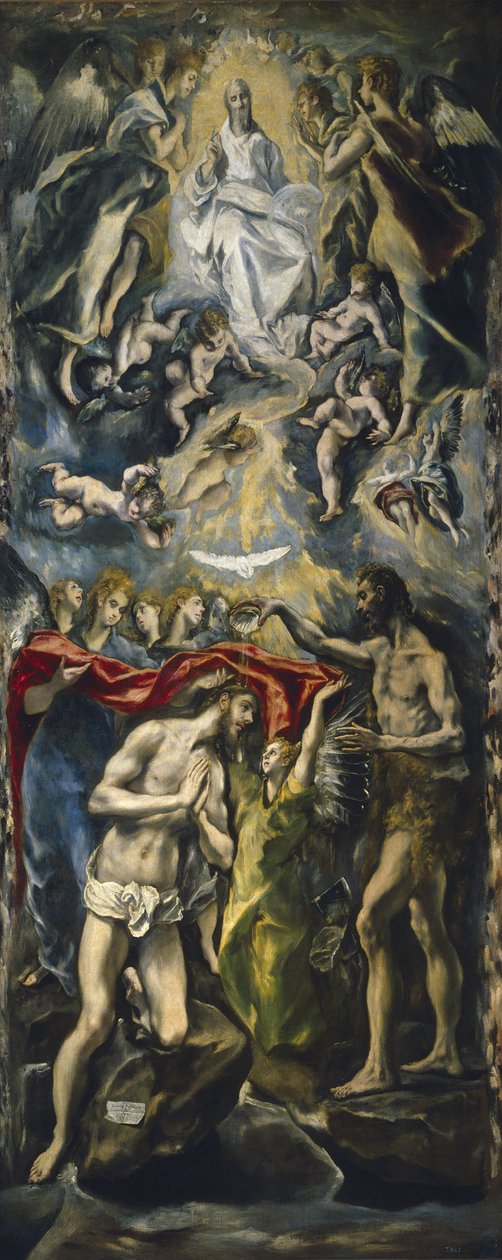 Le Baptême du Christ, 1597-1600 - El Greco